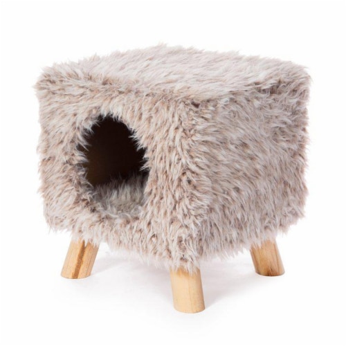Prevue Pet Products Kitty Power Cozy Cube Perspective: front