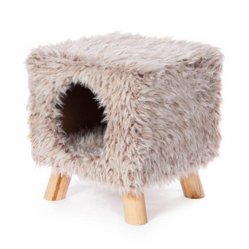 Prevue Pet Products Kitty Power Cozy Cube Perspective: front