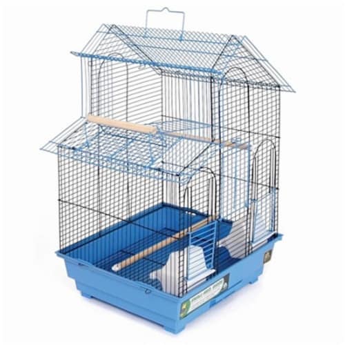 Prevue Hendryx PP-SP41614B House Style Bird Cage - Blue, 1