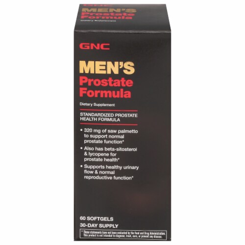 GNC Men's Prostate Formula Softgels Perspective: front