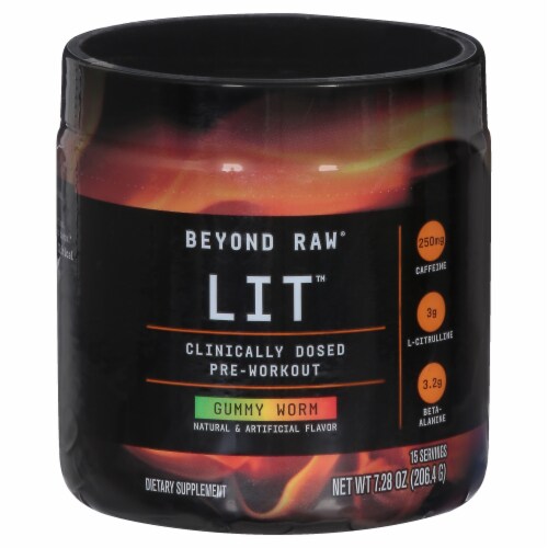 GNC LIT™ Gummy Worm Pre-Workout Dietary Supplement