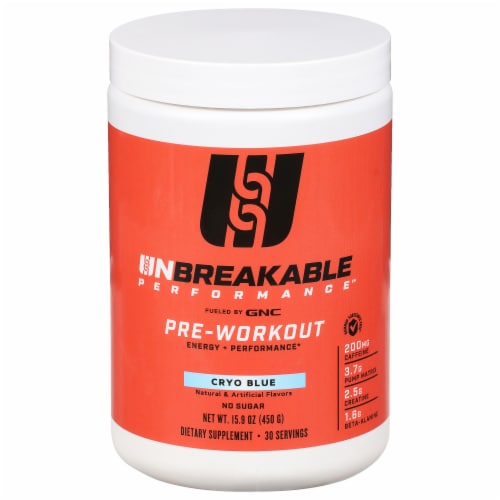 Gnc Unbreakable Performance Cryo Blue