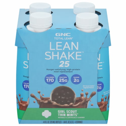 GNC Total Lean® Girl Scout Thin Mints Lean Shake, 4 ct / 11 fl oz - Kroger