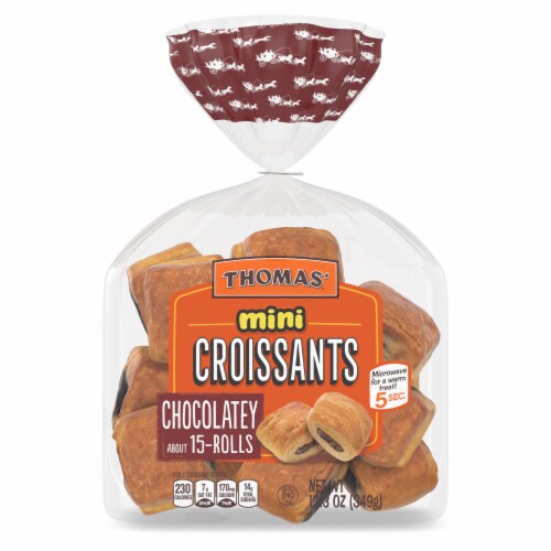 Thomas' Chocolatey Mini Croissants Perspective: front