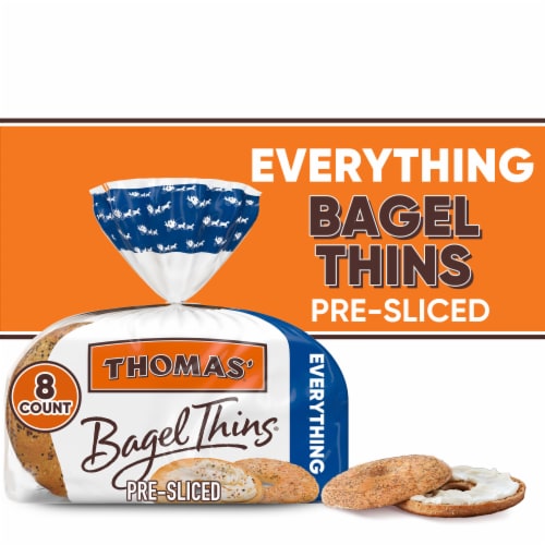 Thomas' Everything Bagel Thins Perspective: front