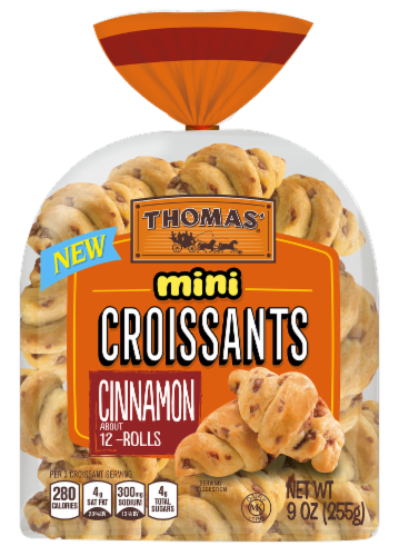 Thomas Mini Cinnamon Croissants Perspective: front