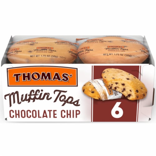 Thomas' Chocolate Chip Muffin Tops, 6 pc / 1.75 oz - Harris Teeter