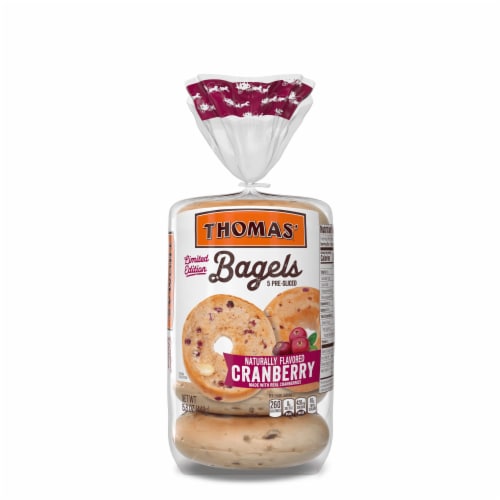 Thomas' Limited Edition Cranberry Bagels Perspective: front