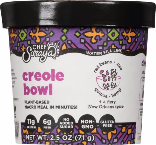 Chef Soraya® Eat a Bowl Creole Red Beans & Rice Perspective: front