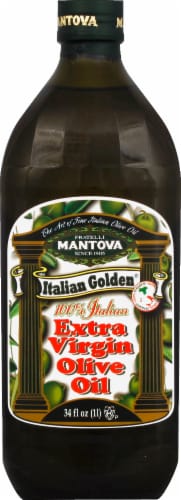 Mantova Golden 100% Italian Extra Virgin Olive Oil Perspective: front