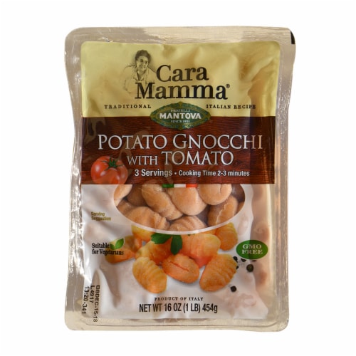 Carra Mamma® Potato Gnocchi with Tomato 16 oz Perspective: front
