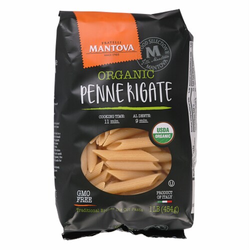 Fratelli Mantova Fu Vincenzo Penne Rigate Organic Italian Pasta Perspective: front