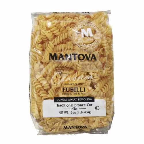 Fratelli Mantova Fu Vincenzo Traditional Bronze Cut Fusilli Pasta Perspective: front