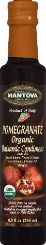 Mantova Organic Pomegranate Balsamic Condiment Perspective: front