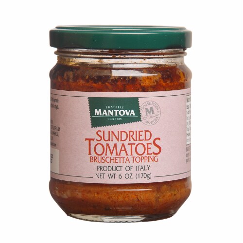 Mantova Sundried Tomatoes Bruschetta Topping Perspective: front