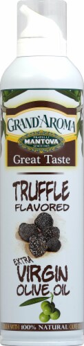 Mantova Black Truffle Flavored Extra Virgin Olive Oil Spray Perspective: front