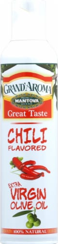 Mantova Grand'Aroma Chili Flavored Extra Virgin Olive Oil Spray Perspective: front