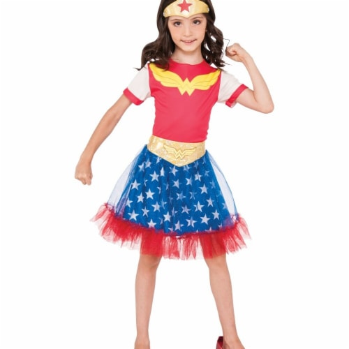 Imagine Dc Super Hero Girls Wonder Woman Child Skirt Costume Perspective: front