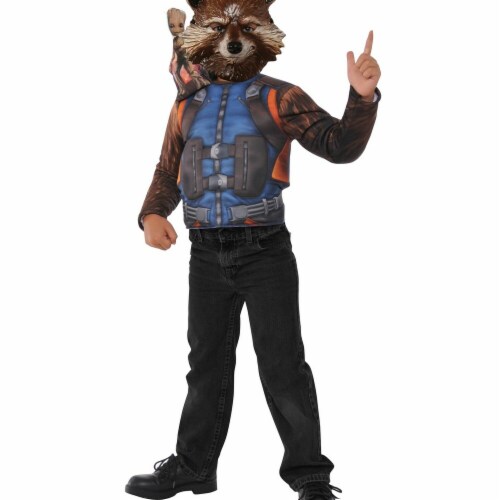 Imagine Guardians Of The Galaxy Rocket Raccoon Child Dress Up Set Costume Perspective: front