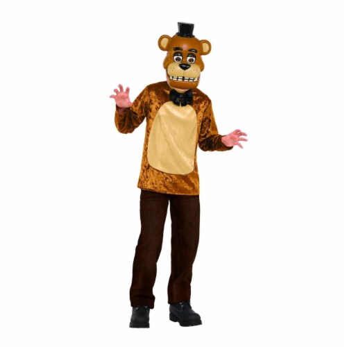 BuySeasons 401789 Five Nights at Freddys Deluxe Freddy Kids Costume Set, Small Perspective: front