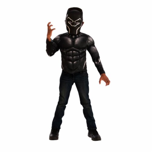 Imagine Black Panther Muscle Chest Shirt Set, Medium Perspective: front