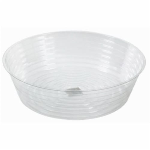 Gardeners Blue Ribbon 12 in. Dia. Vinyl Plant Liner Clear - Total Qty: 25 Perspective: front