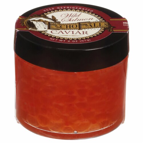 Echo Falls Wild Salmon Caviar Perspective: front