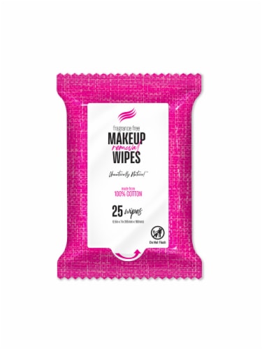 Swisspers Fragrance Free Cotton Makeup Removal Wipes Perspective: front