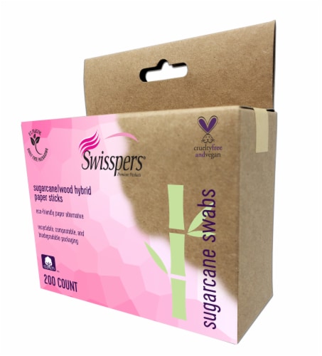 Swisspers Cotton Swabs Perspective: front