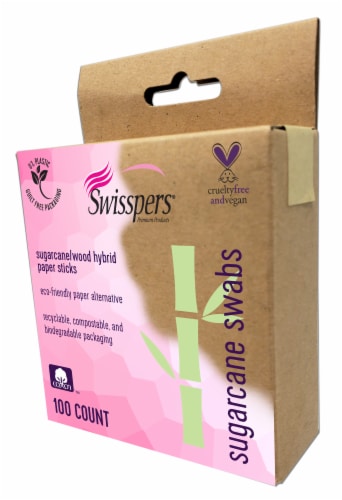 Swisspers Cotton Swabs Perspective: front