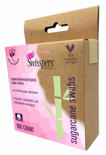 Swisspers Cotton Swabs Perspective: front