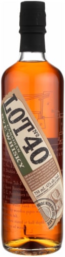 Lot 40 Canadian Rye Whisky Perspective: front
