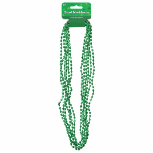 Ya Otta St Patrick's Metallic Green Necklaces Perspective: front