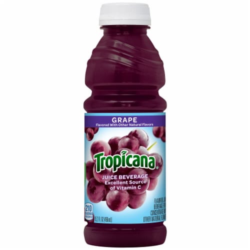 Tropicana® Grape Flavored Juice Beverage Perspective: front