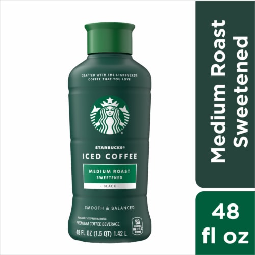 Starbucks® Medium Roast Sweetened Black Iced Coffee Perspective: front