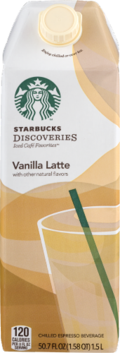 Starbucks Vanilla Latte Perspective: front