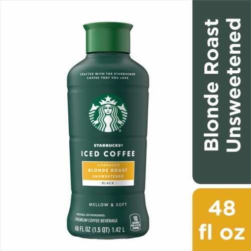 Starbucks Blonde Roast Unsweetened Iced Coffee Beverage