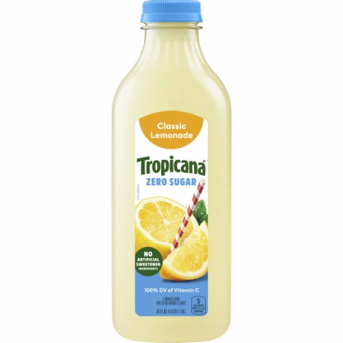 Tropicana Zero Sugar Classic Lemonade Perspective: front