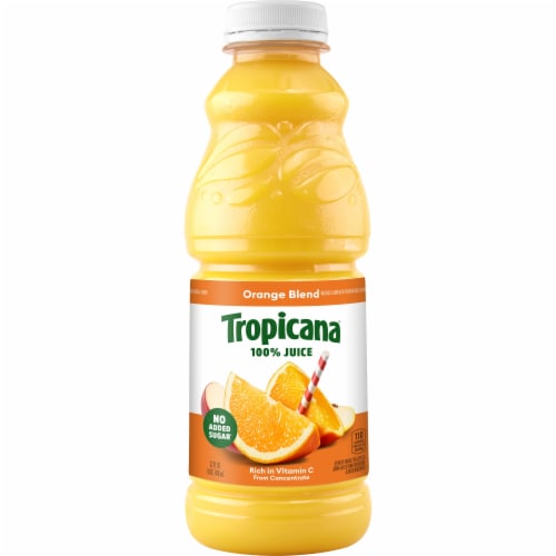 Tropicana® 100% Juice Orange Blend Perspective: front