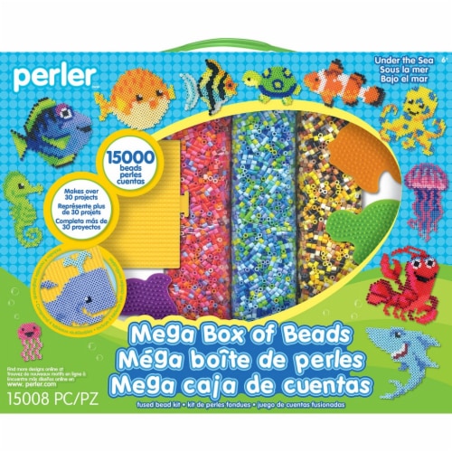 Perler™ Under the Sea Mega Box of Beads Perspective: front