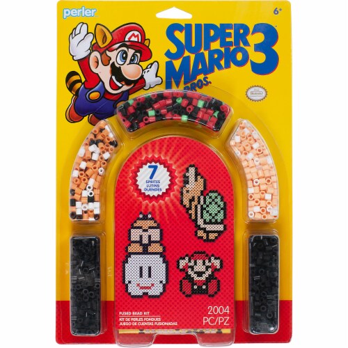 Perler Super Mario Brothers 3 Fused Bead Kit Perspective: front