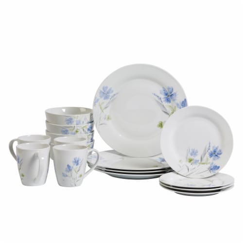 Tabletops Unlimited Round Dinnerware Set - Wildflower Perspective: front