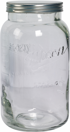 Mason Craft & More Glass Jar with Handle and Lid - Clear, 32 oz - Fred Meyer