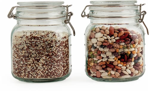 Mason Craft & More Glass Pantry Jar Perspective: front