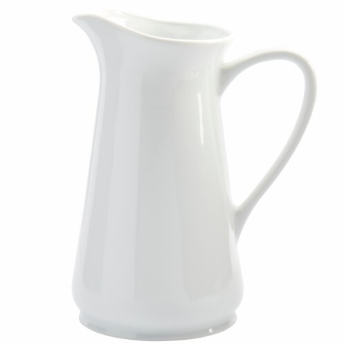 Tabletops Unlimited Pitcher - White Perspective: front