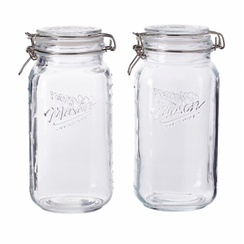 Tabletops Unlimited Clear Glass Preservative Jar with Lid Perspective: front