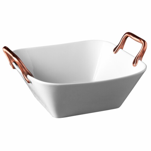 Tabletops Unlimited Square Serving Tray - White Perspective: front