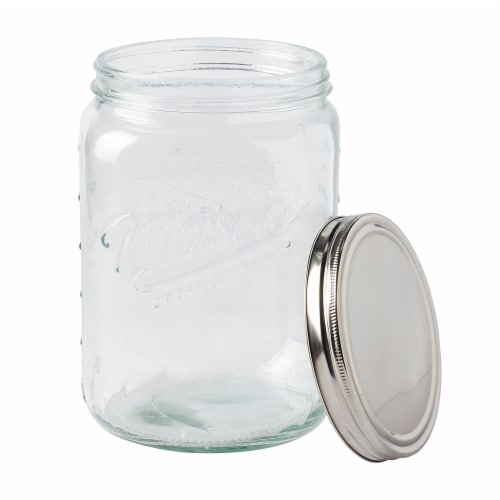 Tabletops Unlimited Glass Canister with Screw Top Lid Perspective: front