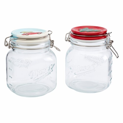 Tabletops Unlimited Christmas Clamp Mason Jars Perspective: front