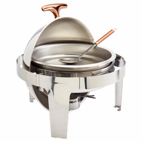 Tabletops Unlimited Roll up Chafing Dish - Stainless Steel Perspective: front